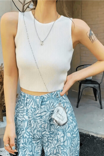 Qalın Askılı Crop
