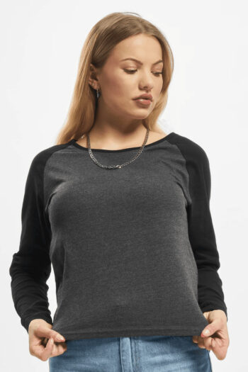 Raglan Uzunqol Waffle Bluz
