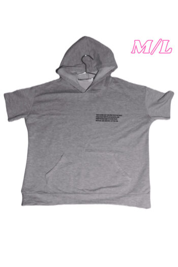 Cibli kapüşonlu qısaqol Koyney & Bluz & Razmer M/L
