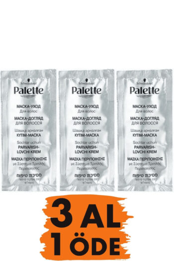 Saça qulluq maskası, Palette, 10ml (3 əd.) Birdəfəlik