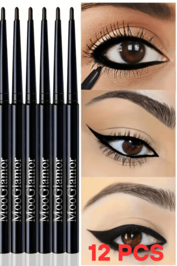 12 Parçalı Suya Dayanıqlı Gel Eyeliner Dəsti