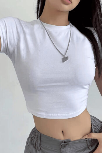 Rahat Qadın Crop T-shirt – Slim Fit